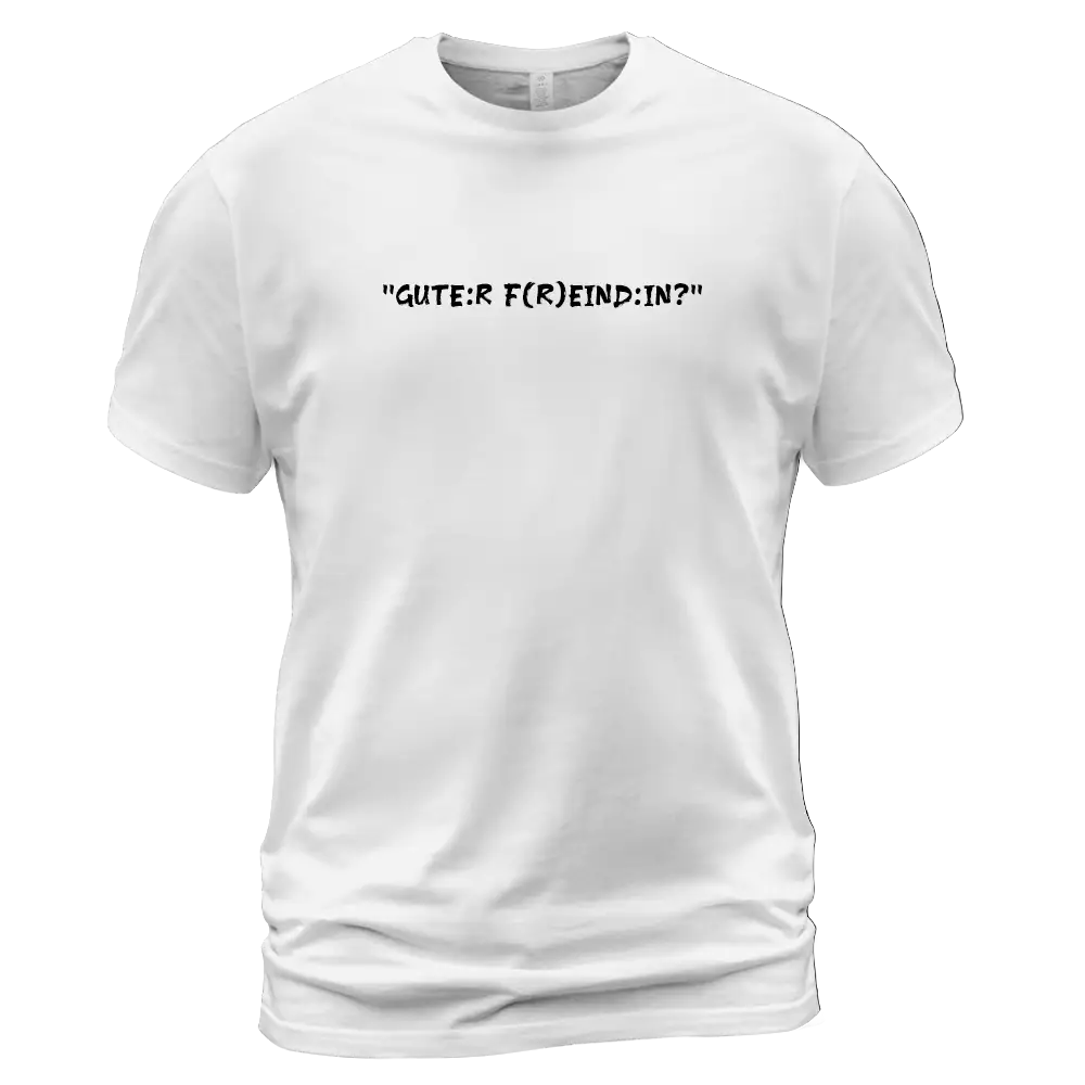 Shirt 0Punkt Guter Freund weiss